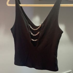 LF Emma & Sam Black Tank Top
